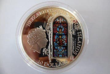 Cookeilanden. 10 Dollars 2013 Windows of History -