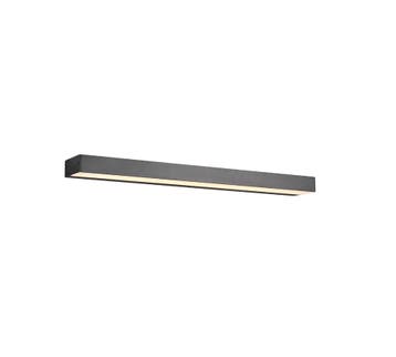 Trio ROCCO wandlamp | LED | mat zwart met wit | 60 x 3,6 cm, Verzenden