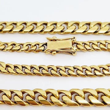 Collier - 18 carats Or jaune - 0.81ct. tw. Diamant