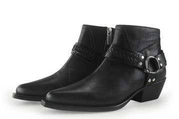 Shabbies Amsterdam Cowboy laarzen in maat 37 Zwart, Shabbies Amsterdam, Verzenden, Zwart, Zo goed als nieuw