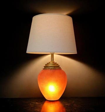 Lamp - De Franse ontwerper - Mondgeblazen glas