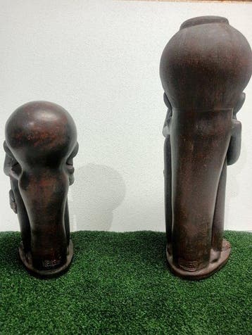 SIBON - Beeld, Man/vrouw Sibon - 30.4 cm - Terracotta - 1970