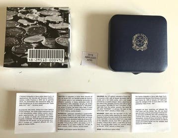 Italië. 10 Euro 2014 Abruzzo Proof (Zonder minimumprijs), Postzegels en Munten