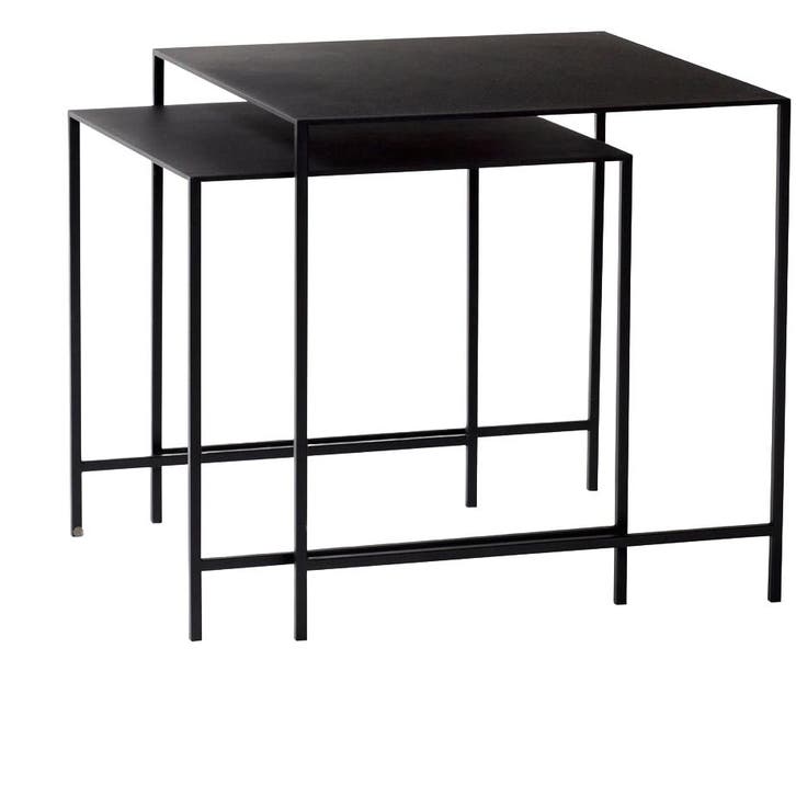 Duo Bijzettafel Zwart, Maison & Meubles, Tables | Tables d'appoint, Envoi
