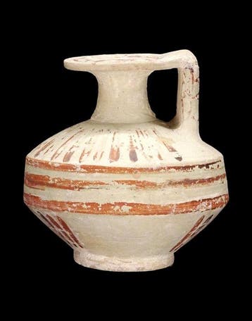 Oudgrieks - etruskische aryballos - atypische vorm - 7e/6e