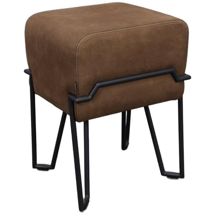 Low Stool Bokk In Leather By Ka-lai Chan For Puik Design -, Maison & Meubles, Tabourets, Envoi