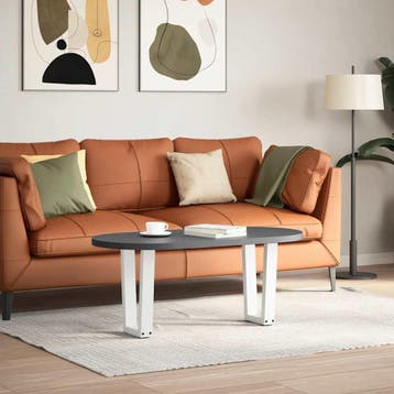 vidaXL Salontafelpoten 2 st V-vormig 28x(42-43,3) cm staal, Verzenden, Nieuw