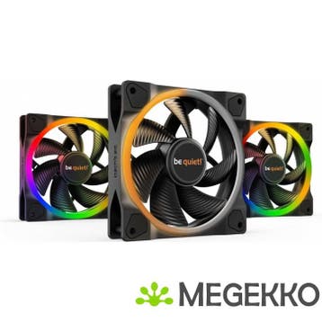 Be quiet! LIGHT WINGS 120mm PWM Triple Pack, Verzenden, Nieuw