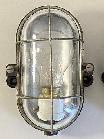 Wandkandelaar (2) - Glas, Bakeliet, Keramiek, Antiquités & Art