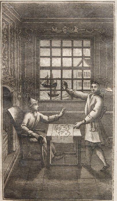 Daniel Defoe - Vita ed avventure di Robinson Crusoe - 1820, Antiek en Kunst, Antiek | Boeken en Manuscripten