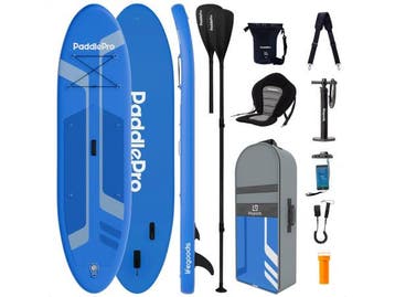 Veiling - LifeGoods PaddlePro SUP Board - met Zitje - 320x81, Watersport en Boten, Nieuw