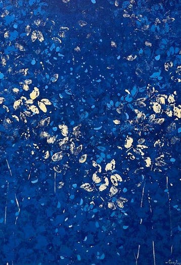Mara. J XL - Moonlit Sapphire Garden