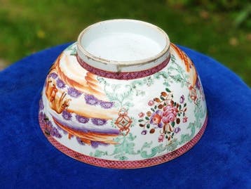 Grote 18e-eeuwse Chinese export Mandarin Pastoral- en, Antiek en Kunst