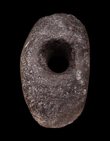 Neolithisch Gevechtsbijl van basalt - Thailand - 5000/3000