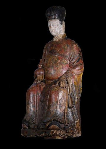 Oud-Chinees, Ming-dynastie Hout Beeld van een