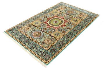 Handgeknoopt tapijt Super Ziegler Chubi tapijt fijne wol -
