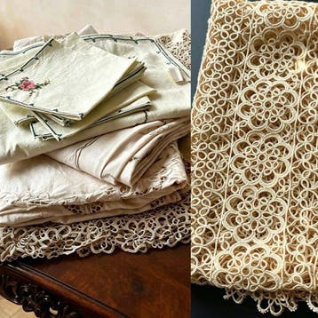 Tafelkleed (5) - 250 cm - 220 cm - Een lot van vier
