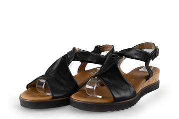 Gabor Sandalen in maat 39 Zwart, Verzenden, Zwart, Gabor, Sandalen of Muiltjes