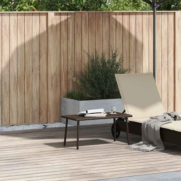 vidaXL Tuin salontafel rechthoekig 80x40x37 cm poly rattan, Tuin en Terras, Tuintafels, Verzenden, Nieuw