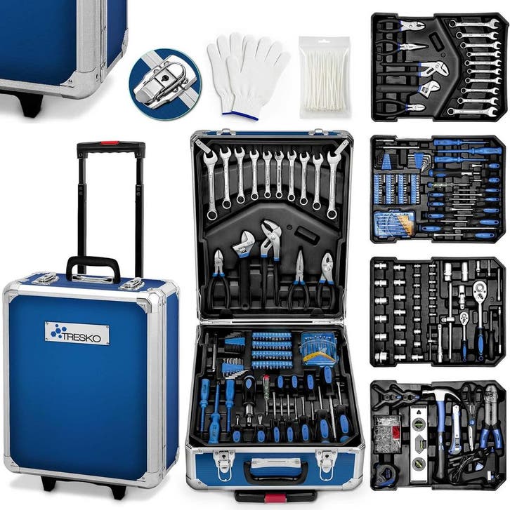 Gereedschapskoffer gevuld - Gereedschapstrolley - 949 delig, Bricolage & Construction, Outillage | Outillage à main, Envoi