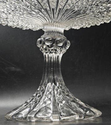 Val Saint Lambert - Middentafel - Lucrece - Kristal -