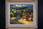 Toon Vijftigschild (1902-1981) - Zomers Landschap met Molen
