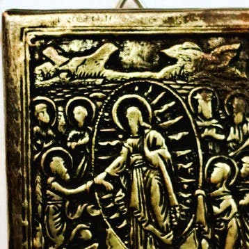 Reis-icoon - De Opstanding van Christus en de Neerdaling, Antiek en Kunst