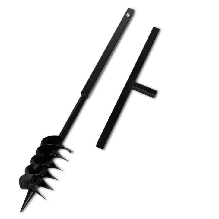 vidaXL Grondboor met handvat en schroefkop (dubbele schroef), Doe-het-zelf en Bouw, Gereedschap | Handgereedschap, Nieuw, Verzenden