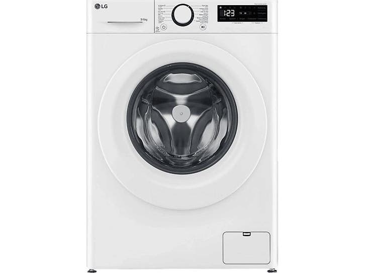 LG - Wasmachine Voorlader - 9 kg - Wit, Elektronische apparatuur, Wasmachines, Nieuw, Voorlader, 95 cm of meer, Verzenden