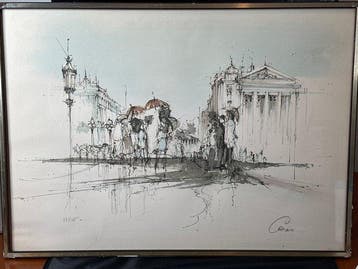 Caras - Rue Royale 88/285 signé