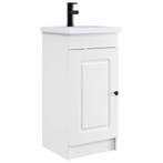 vidaXL Badkamer Vanity met Wastafel Wit 42 x 40 x 84,5 cm, Verzenden, Nieuw