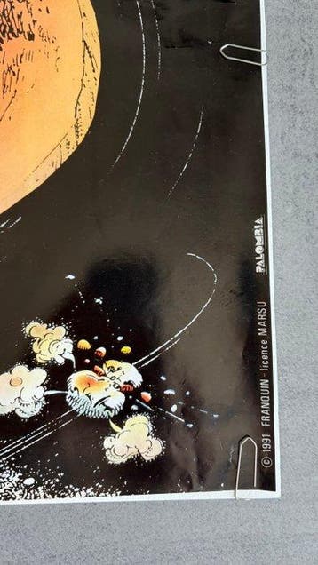 Franquin - Affiche - Gaston - Gaston Lagaffe dans l’espace -, Nieuw