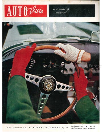 1962 AUTOVISIE MAGAZINE 35 NEDERLANDS, Ophalen of Verzenden