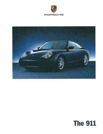 2002 PORSCHE 911 CARRERA | TARGA HARDCOVER BROCHURE ENGELS