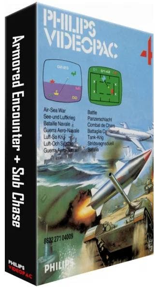 Philips Videopac 4 - Air-Sea War / Battle [Hard Case], Verzenden