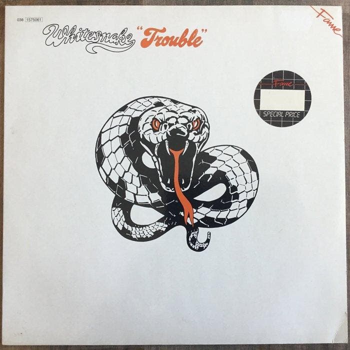 Whitesnake - “Trouble” , Saints & Sinners - LP albums, CD & DVD, Vinyles Singles
