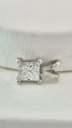 Hanger - 14 karaat Witgoud - 0.47ct. tw. Diamant