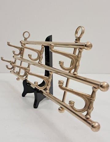 Kapstok - Messing - Vintage garderobe