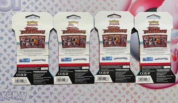 Pokémon - 4 Booster pack - Rivali Predestinati - Scarlet &, Nieuw