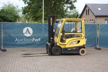 Veiling: Heftruck Hyster J2.5XN Elektrisch 2380kg 4.95m 2018, Ophalen