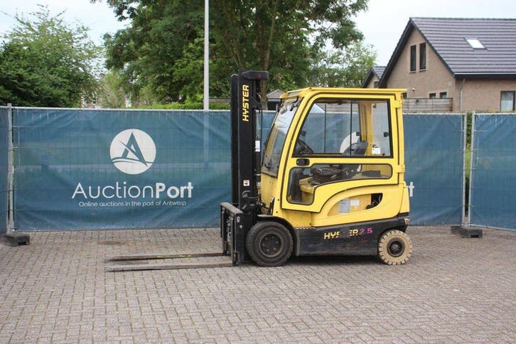Veiling: Heftruck Hyster J2.5XN Elektrisch 2380kg 4.95m 2018, Zakelijke goederen, Machines en Bouw | Heftrucks en Intern transport