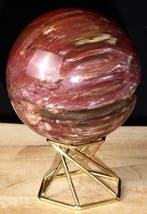 Boule de bois pétrifié / Sans prix de réserve / - Bois