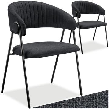 Eetkamerstoel Bedano, gestoffeerd, geweven stof, 150 kg, Verzenden, Nieuw