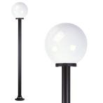 Tuinverlichting Bol Globe 150r Tuinlamp opaal Ø 30, Kunststof, Verzenden, Staande lamp, Nieuw