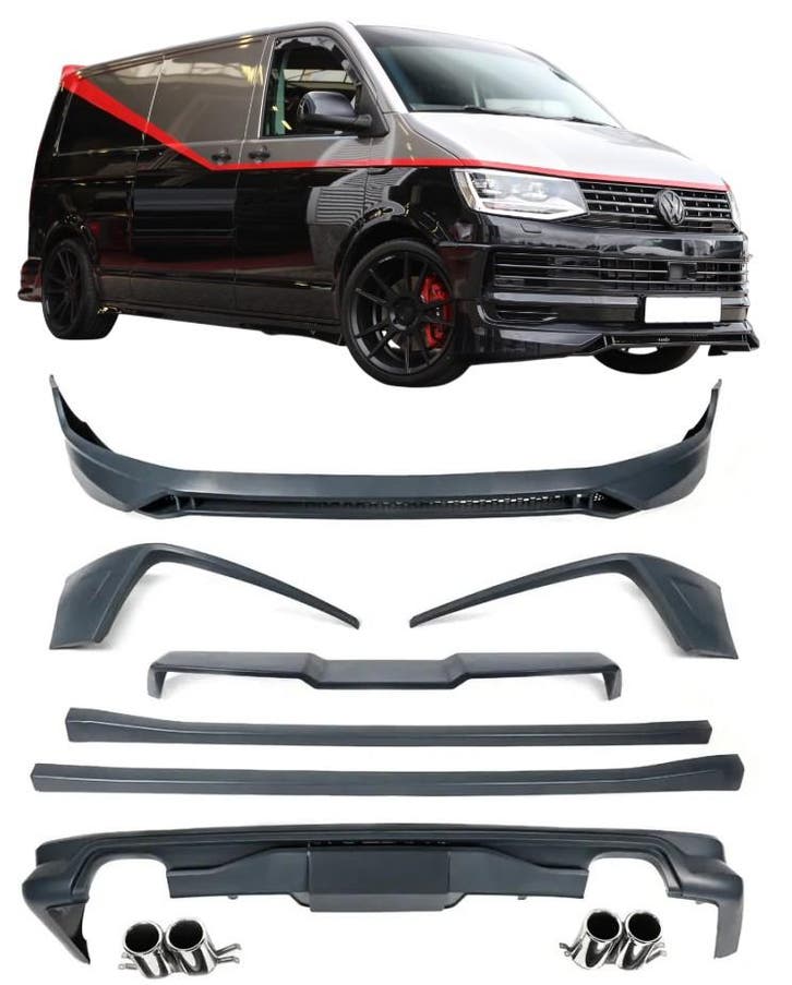 Bodykit | geschikt voor Volkswagen | Transporter Kombi 15-19, Auto diversen, Tuning en Styling, Verzenden