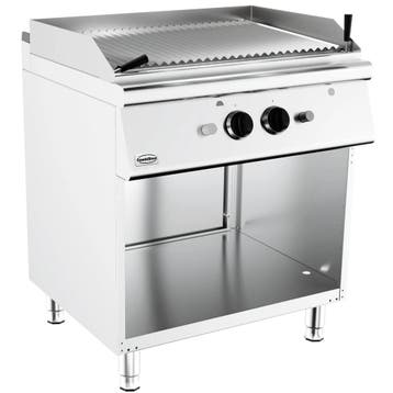 Lavasteengrill | BASE 900 | Gas | Oppervlak 760x700 (RVS) |, Verzenden