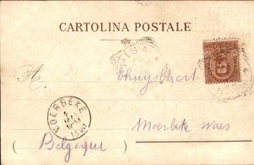 Italie - Carte postale (303) - 1900-1999, Gelopen
