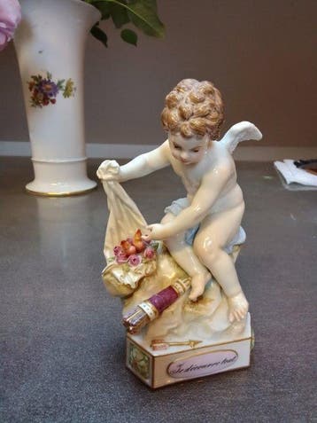 Meissen - Figurine - Devisenkind Je decouvre tout -, Antiek en Kunst