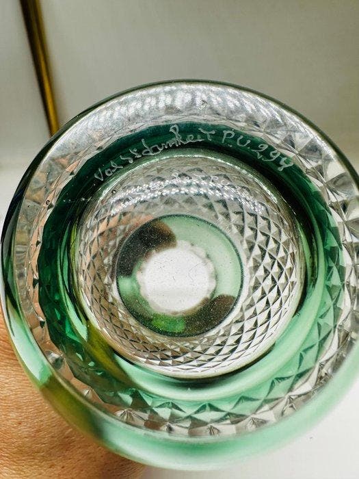 Val Saint Lambert - Pot de fleurs - Cristal - P.U(Pièce, Antiquités & Art, Antiquités | Verre & Cristal