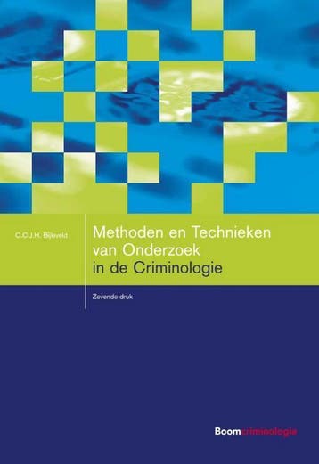 Methoden en technieken van onderzoek in de criminologie /, Verzenden, Zo goed als nieuw, C.C.J.H. Bijleveld
